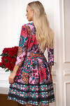 Open-style Платье 562731 7048 красный/синий/зеленый/белый