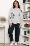 LT Collection Свитер 563383 Б14562-13М серый
