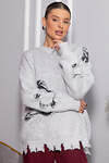 LT Collection Свитер 563383 Б14562-13М серый