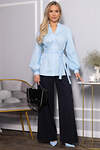LT Collection Блуза 563392 Б14462-16М голубой