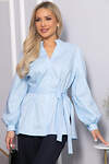 LT Collection Блуза 563392 Б14462-16М голубой