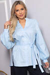 LT Collection Блуза 563392 Б14462-16М голубой