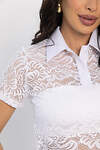 LT Collection Поло 563483 Б14561-10М белый