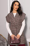 LT Collection Жилет 563486 Б14489-4М коричневый
