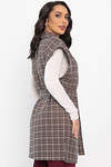 LT Collection Жилет 563486 Б14489-4М коричневый