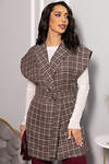 LT Collection Жилет 563486 Б14489-4М коричневый
