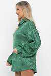 LT Collection Рубашка 563491 Б14504-7М зеленый