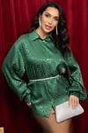 LT Collection Рубашка 563491 Б14504-7М зеленый