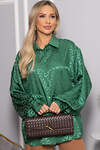 LT Collection Рубашка 563491 Б14504-7М зеленый