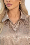 LT Collection Рубашка 563493 Б14503-7М бежевый