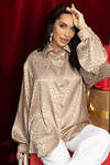 LT Collection Рубашка 563493 Б14503-7М бежевый
