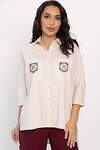 LT Collection Рубашка 563500 Б14357-10М бежевый