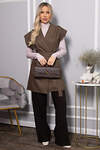 LT Collection Жилет 563747 Б14488-4М коричневый