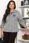 LT Collection Блуза 564095 Б14312-18М серый