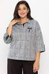 LT Collection Блуза 564095 Б14312-18М серый