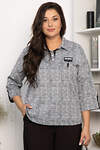 LT Collection Блуза 564095 Б14312-18М серый