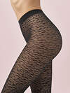 SiSi Колготки 564299 LEOPARDO 40 Nero (Черный)