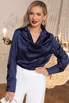 LT Collection Блуза 565766 Б14381-34М синий