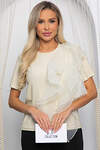LT Collection Блуза 565972 Б14619-5М молочный