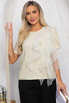 LT Collection Блуза 565972 Б14619-5М молочный