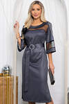 LT Collection Платье 566294 П14628-18М серый