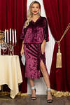LT Collection Платье 566304 П14671-4М бордовый