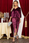 LT Collection Платье 566304 П14671-4М бордовый