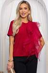 LT Collection Блуза 566572 Б14618-5М красный
