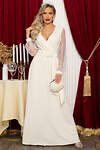 LT Collection Платье 566580 П14695-4М молочный