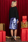 LT Collection Платье 566585 П14692-7М черный/фиолетовый