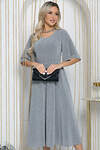 LT Collection Платье 566753 П14704-9М серебро