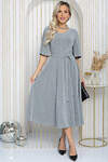 LT Collection Платье 566753 П14704-9М серебро