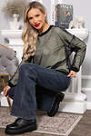 LT Collection Свитшот 566754 Б14711-5М черно-лимонный