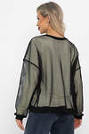 LT Collection Свитшот 566754 Б14711-5М черно-лимонный