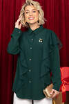 LT Collection Блуза 566761 Б14679-24М зеленый