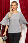 LT Collection Блуза 566764 Б14699-7М серый