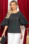 LT Collection Блуза 566766 Б14697-7М черный