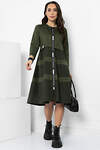 LT Collection Платье 566772 П14427-5М хаки