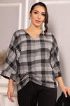 LT Collection Блуза 567140 Б14686-12М серый