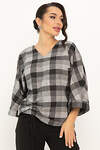 LT Collection Блуза 567140 Б14686-12М серый