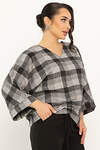 LT Collection Блуза 567140 Б14686-12М серый