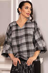 LT Collection Блуза 567140 Б14686-12М серый