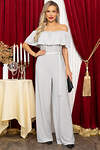 LT Collection Комбинезон 567141 К14702-21М серебристый