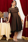 LT Collection Платье 567143 П14721-6М черный/коричневый