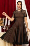 LT Collection Платье 567143 П14721-6М черный/коричневый