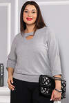 LT Collection Блуза 567398 Б14631-50М серый