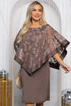 LT Collection Платье 567770 П14584-7М коричневый
