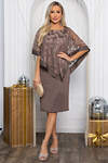 LT Collection Платье 567770 П14584-7М коричневый