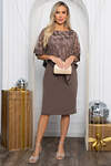 LT Collection Платье 567770 П14584-7М коричневый