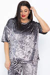 LT Collection Блуза 567774 Б14681-25М серый